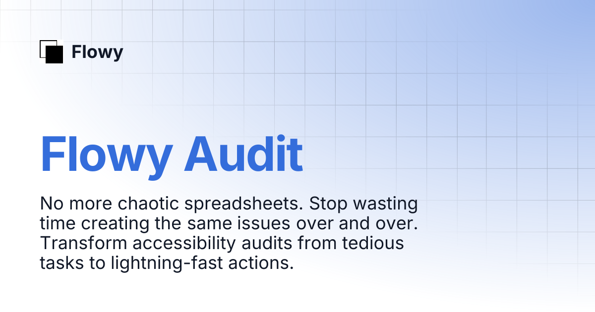 Flowy Audit | Flowy